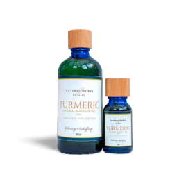 Turmeric Massage Oil – Geranium & Orange