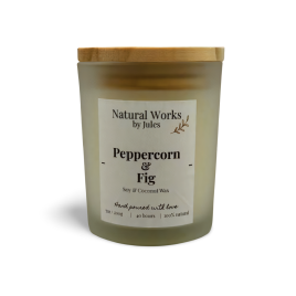 hand crafted soy and coconut artisan candle