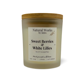 hand crafted soy and coconut artisan candle